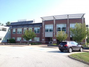 This is what the Maine Medical Center Research Institute building looks like from the outside.